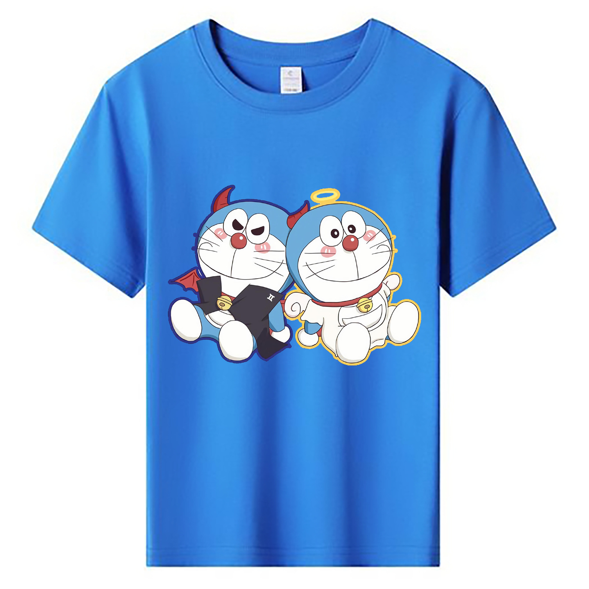 （画像用） ドラえもん Doraemon 綿100％キッズTシャツ（フロントプリント）